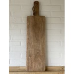 Houten plank - Mangohout - Rechthoek groot met handvat