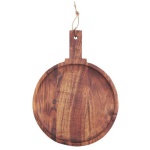 IB Laursen – Tapas plate, handle, oiled acacia wood