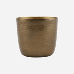 House Doctor Planter – Chappra, antique brass finish