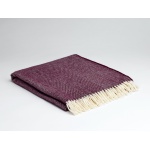 McNutt of Donegal - Plaid - Supersoft Lambswool, Burgundy
