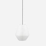 House Doctor – Lampshade Bidar white – h: 42 cm, ø 36 cm