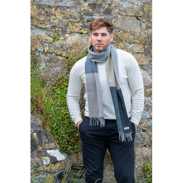 McNutt of Donegal – Scarf – Tokyo stripe - Afbeelding 2