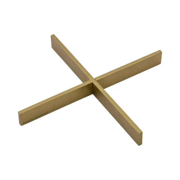 House Doctor – Trivet Cros – Brushed brass