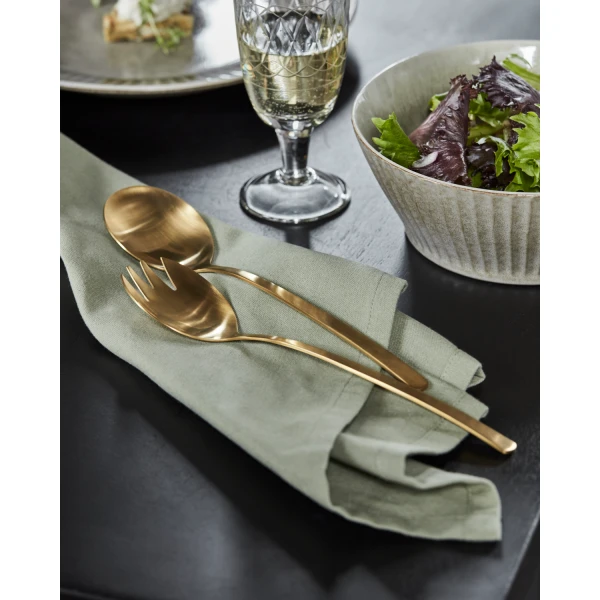 House Doctor – Salad servers – Golden - Afbeelding 2