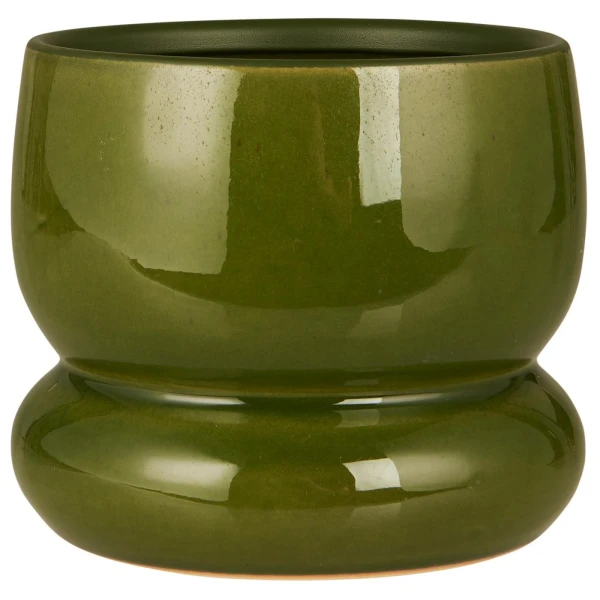 IB Laursen – Bloempot Firenze glazed green - medium