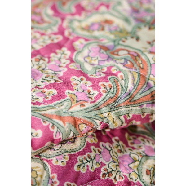 IB Laursen – Quilt, raspberry with paisley pattern - Afbeelding 4