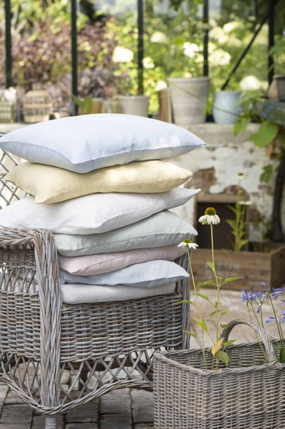 IB Laursen – Cushion cover Butter cream – 60x40 cm - Afbeelding 2