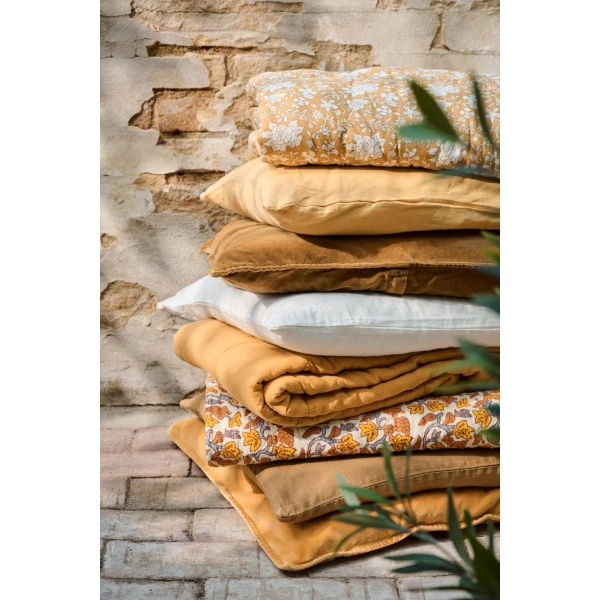 IB Laursen – Cushion cover Harvest yellow – 60x40 cm - Afbeelding 2