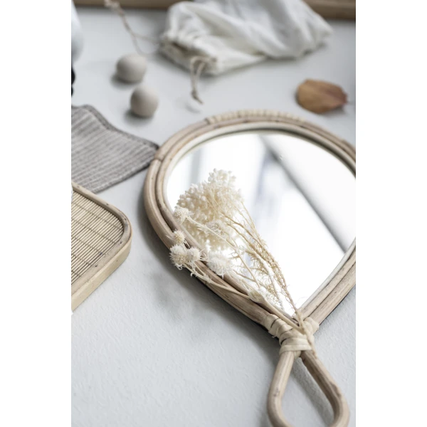 IB Laursen - Hand mirror w/bamboo edge - Afbeelding 2