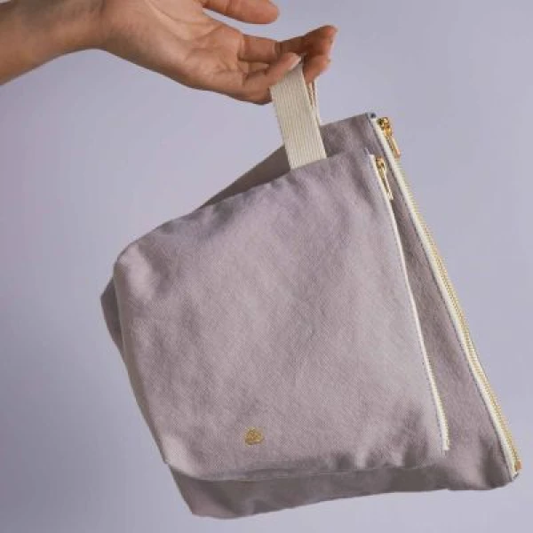 La cerise sur le gâteau – small toiletry bag – Poivre rose - Afbeelding 2