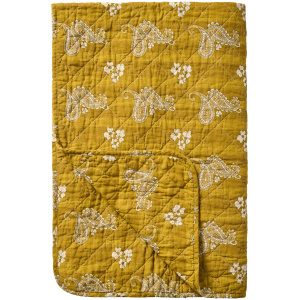 IB Laursen – Quilt mustard w/paisley pattern