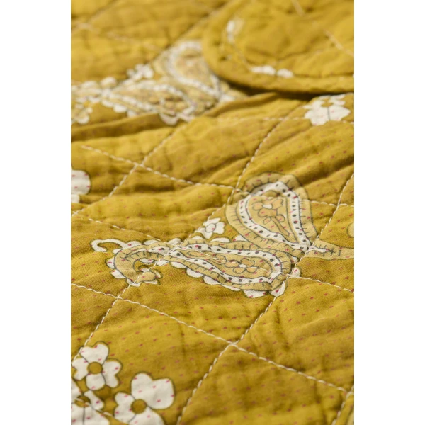 IB Laursen – Quilt mustard w/paisley pattern - Afbeelding 2