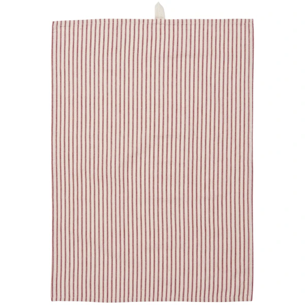 Mynte – Tea towel, Ingrid natural w/red stripes