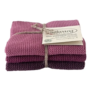 Solwang Design – vaatdoekjes – Nordic berry – set van 3