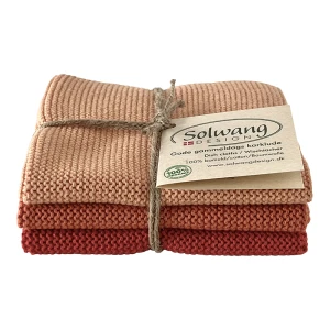 Solwang Design – vaatdoekjes – Paprika combi – set van 3