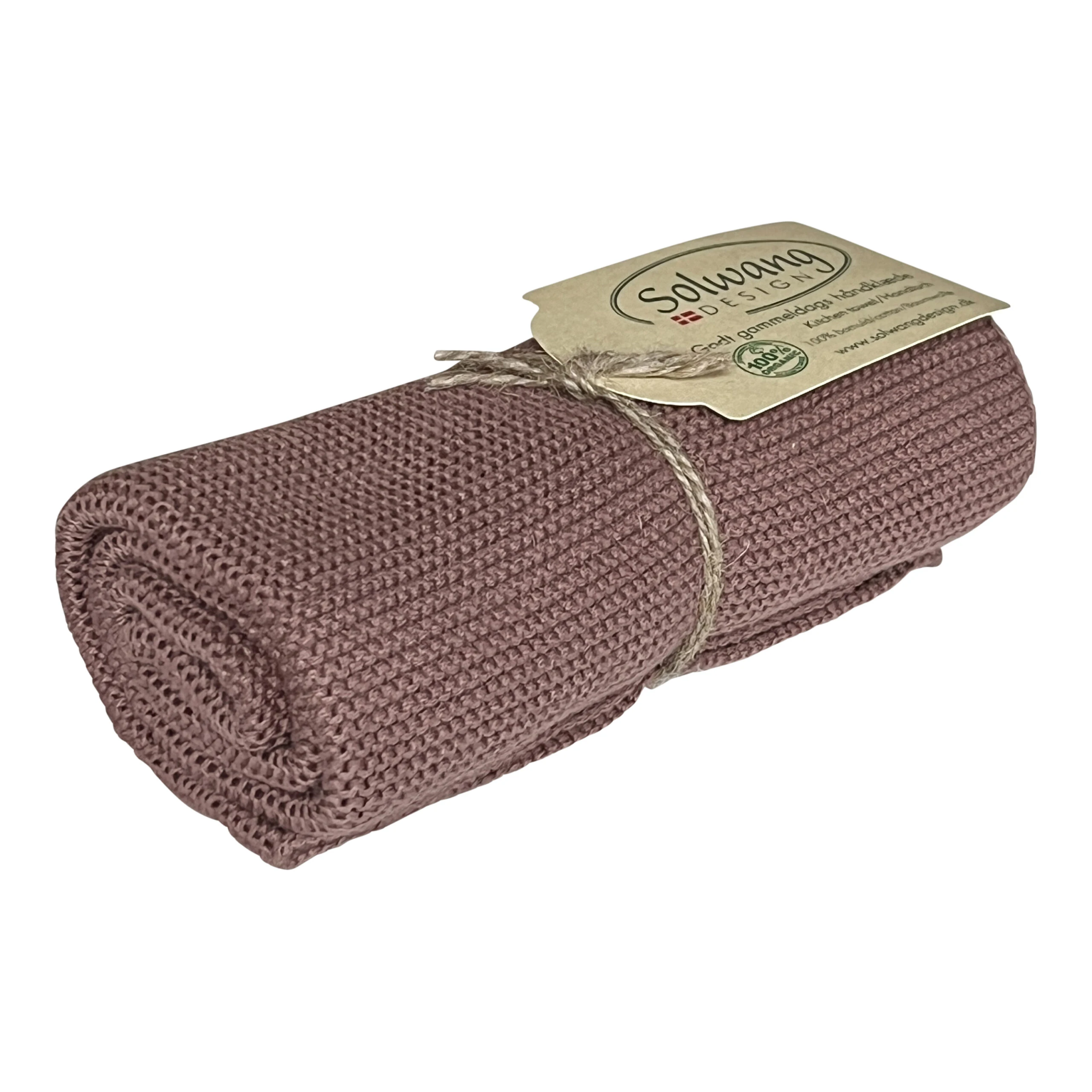 Solwang Design – keukenhanddoek – Chocolate brown