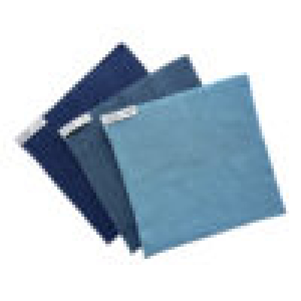 Solwang Design – vaatdoekjes – Blue peacock– set van 3 - Afbeelding 2