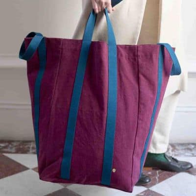La Cerise sur le Gâteau – Maxi Poppins bag – Wine - Afbeelding 2