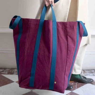 La Cerise sur le Gâteau – Maxi Poppins bag – Wine - Afbeelding 2