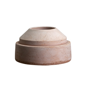 Bergs Potter – Hoff raw candle holder – rosa