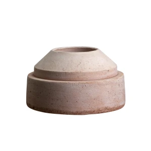 Bergs Potter – Hoff raw candle holder – rosa