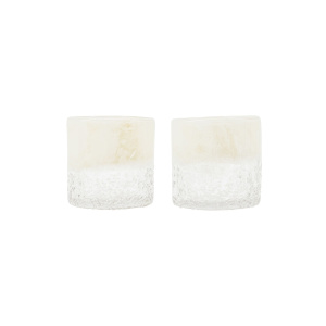 House Doctor – Tealight holder Teagan – Off white (set van 2)
