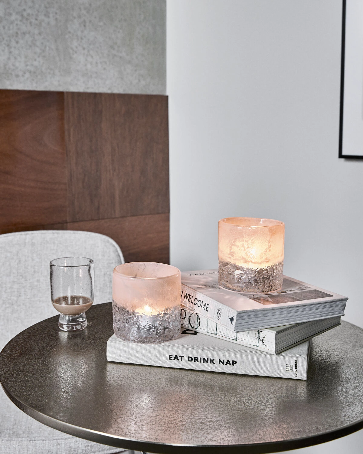 House Doctor – Tealight holder Teagan – Off white (set van 2) - Afbeelding 4