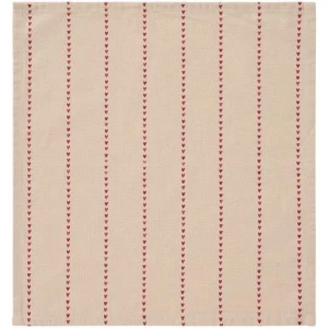 IB Laursen – Servet Valentina red hearts – 40 x 40 cm