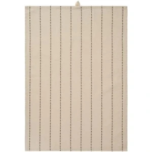 IB Laursen – Tea Towel Valentina brown hearts – 50 x 70 cm