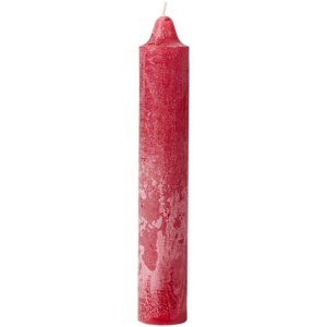 IB Laursen – Rustic candle – Nordic red 23 x ø3,8 cm